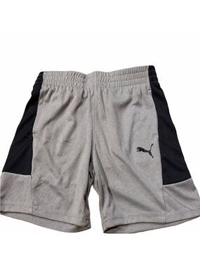 Puma Gray Black Athletic Shorts Boys Size 6 NWT